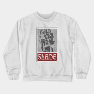 Slade 70s Retro Style Banner Fan Art Crewneck Sweatshirt